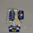 Battery Operated Train for Wooden Train Track Set Toys for Toddlers 3 4 5 Year Old Boys Kids Magnetic Couplings City Vehicle with Figures(Without Battery)