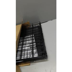 BestPet | Dog Crate | 18" | Black | Foldable Metal Kennel with Single Doors, Secure Slide-Bolt Latches, Leakproof Tray | Portable Dog Cage for Small Breeds | for Travel, Indoor & Outdoor Use