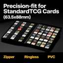 2000 Pockets Trading Card Binder (BLACK) | 20-Pocket Card Ablum Compatible with MTG,Sports Cards & Other Standard Size Trading Card