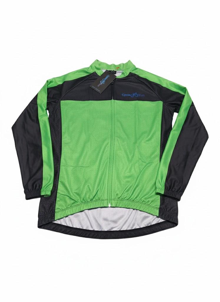 CycleRun Women Cycling Bike Jersey Long Sleeve with 3 Rear Pockets Moisture Wicking, Breathable, Quick Dry Biking Shirt Size XXL