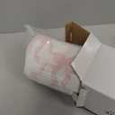 Berkshire Baby Blanket, Ultra-Plush Reversible Chenille Knit Toddler Blanket, Cute Pattern Nursery Crib Blanket, Ideal Baby Gift(30x40 Inches, Ribbon Bow White Pink)