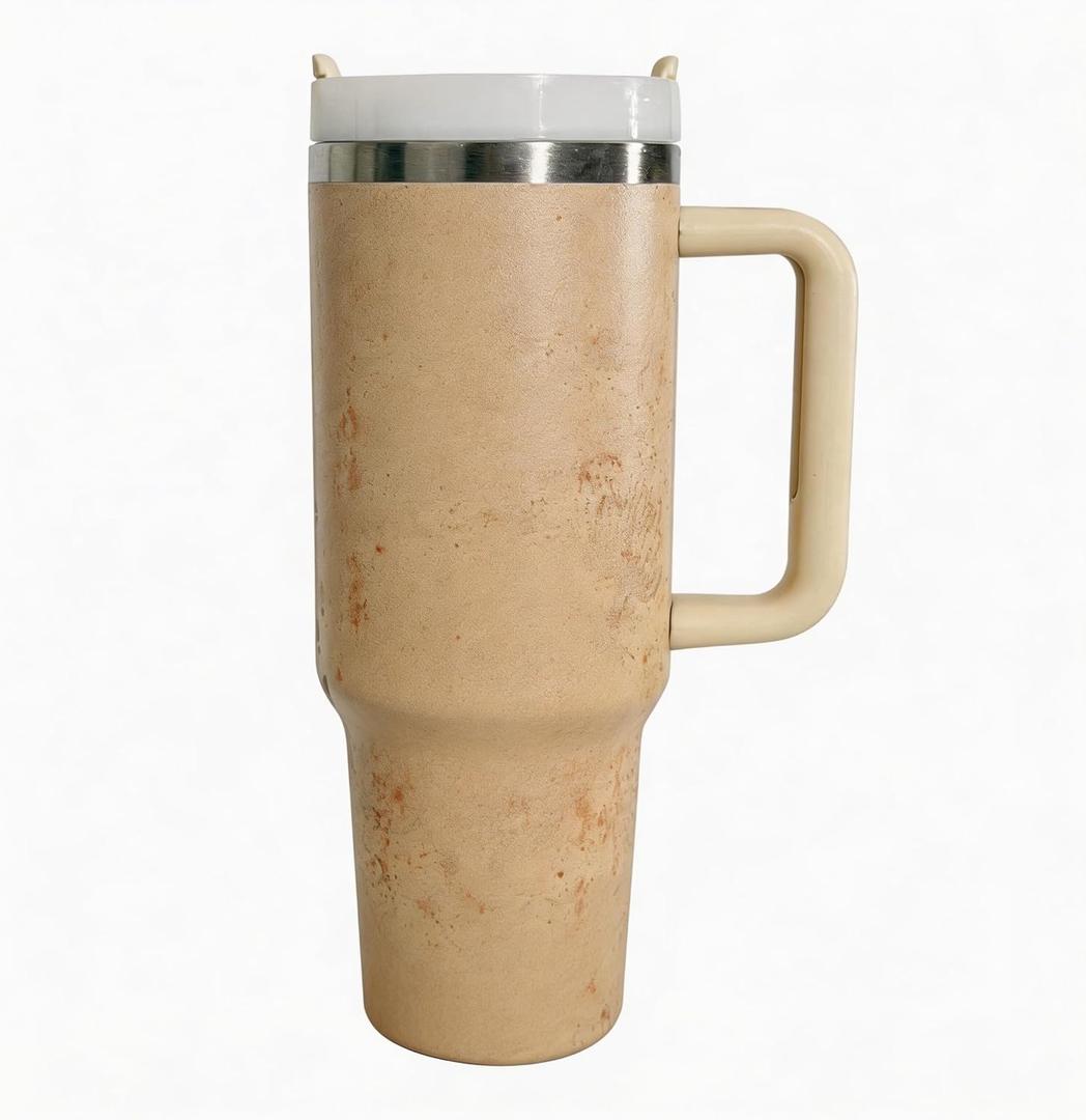 40 oz Tumbler with Handle and Straw, Insulated Stainless Steel Travel Mug, Wizard Magic Map Cup, Large Double Wall Coffee Cup with Lid