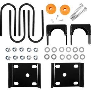 6" Rear Axle Flip Kit For Chevy Silverado GMC C1500 1988-1998 Pickup Truck Lowering Drop Kit