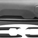 for Jeep JL Black Inner Door Armrest Panel Trim Cover for Jeep Wrangler JL JLU 2018+ for Gladiator JT 2020+ ABS Interior Accessories 4pcs