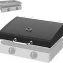 Upgrade Griddle Lid for Blackstone Omnivore 1666 22 Inch Tabletop Griddle (2024 Model), Grill Hard Cover w/Handle & Thermometer for Blackstone Hinged Lid 22" Omnivore Griddle 2203, 2304, 2205 Parts