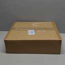 Extra Large Corner Bread Box for Kitchen Countertop, 16.5 Inch Charred Pine 2-Tier Breadbox with Glass Wavy Door Panel, Vintage Farmhouse Style Wood Design (Pine Wood) (Brown)