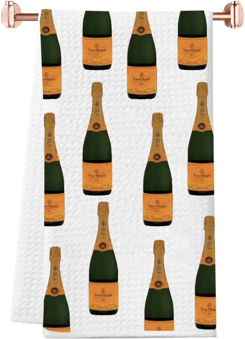 WCGXKO Kitchen Tower Bridal Shower Gift Coctail Bottle Gift Bachelorette Party Gift (Clicquot Design)