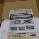 Adjustable AC Air Deflector, AC Vent Deflector, Direct Airflow Prevention, Extends 17.5" to 28.5" Length, Fits Most Window AC Air Conditioners