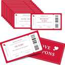 20 Love Coupons Cards for Him Her, Romantic Gift Vouchers with 20 Unique Messages  Perfect for Valentine's Day, Anniversary, Birthday, Husband, Wife, Boyfriend, Girlfriend Gift Ideas (BX157)
