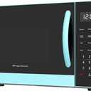 FRIGIDAIRE 0.9-Cubic Feet Microwave Oven with Oversized Display, Blue