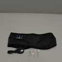 MUSICOZY Sleep Headphones Bluetooth 5.4 Headband, Wireless Earphones Music Sleep Earbuds Sleeping Eye Mask with HD Stereo Speakers for Workout Running Travel Yoga, Ideal Gifts for Women Men (Black)