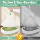 60 Count 36"x18" Large Litter Box Liners,XL Jumbo Drawstring Extra Thick Cat Litter Bags,Extra Durable Cat Litter Bags for Pet Supplies