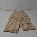 Fisoew Womens 2 Piece Sets Summer Outfits Sleeveless Wide Leg Tracksuits Casual Sweat Sets Lounge Sweatsuits, Medium, Brown