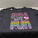 Awesome 80's Girls Just Wanna Have Fun 1980s T-Shirt (Black), Size 4XL