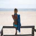 Mosobam Soft Fouta Peshtemal 35X70, Navy, Fall Cacala Fleece Blankets, Luxury Scarf Sarong, Hamam Towel, Lightweight Travel Outdoor Picnic Blanket Throw, Viscose Made from Bamboo - Turkish Cotton