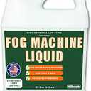 Fog Machine Liquid  32 oz Tillbrook Fog Machine Fluid  High Density & LongLasting Fog Juice  LowLying, Universal, WaterBased Solution for Spooky Halloween Parties, Haunted Houses, & Concerts