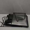 30 Pack Plastic Shop Ticket Holders, Job Ticket Holders, Work Order Pockets, Repair Order Sleeves, 10 x 14 Inches, with Hanging Strap, Both Sides Clear, Black Trim