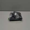 Black Car Seat Back Organizer with Multiple Pockets and Hooks