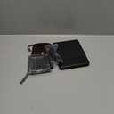 Samsers Full-Size Foldable Bluetooth Keyboard, KF08X Wireless Folding Keyboard with Backlight, Portable Travel Keyboards for iPhone iPad Smartphone Tablet Laptop, Android Windows Mac OS - Black