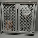 MYPET Universal Pet Gate: 26 - 42 Wide Dog Gate for Doorways with Pressure Fit or Swinging Door Hardware Mounting Types Included: 26" Tall; Gray