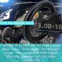 90/100-16, 150/80/16, 3.00-16, 3.25-16, 3.50-16, FOR CRF150R, CRF150F, DR125/150, KLX140L, Deep Tread Design Heavy Duty Off-Road Motorcycle Inner Tube,