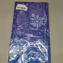 Snowflake Tablecloth 54 x 108 " Winter Wonderland Decorations 3 PCS Christmas Snowflake Table Cloth Purple Blue Plastic Tablecloths Frozen Disposable Table Cover for Xmas Birthday Holiday Party Decor