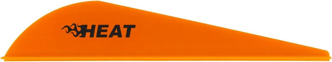 Bohning Heat Vanes, Low Profile Hunting Vane, 2.5" Neon Orange, 36pk