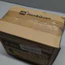 Hon&Guan 4 Inch Inline Booster Duct Fan with Speed Controller - 130 CFM Airflow with 6W Ultra-Low Power and Low Noise
