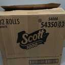 Scott 1000 Sheets Per Roll Toilet Paper, 32 Rolls, Bath Tissue
