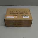 NURADA Flameless Candles: 3D Wick Battery Operated LED Pillar Acrylic Fake Candles with Remote and Timer for St. Patrick's Day Home Holiday Christmas Party Table Decor - 3 Pack Green (4" x 5" x 6")