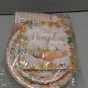 Fall Little Pumpkin Baby Shower Party Decorations A Little Pumpkin is On The Way Baby Shower Including Plates, Napkins, Cups, and Forks, Serves 24 Guests
