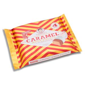 3 x Tunnock's Caramel Wafers - Milk Chocolate (Pack of 4 Wafers) 120g