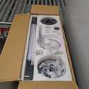 Fanbulous Modern Farmhouse 84 Inch Large Ceiling Fan, 6-Speed Reversible DC Industrial Ceiling Fans with Lights for Shop/Living Room/Covered Outdoor-Black