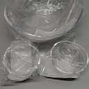 Chip and Dip Acrylic Bowl Set (3L main bowl, 180ml dipping bowls)