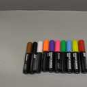 Window Chalk Markers for Glass Washable, 10 Colors Jumbo Liquid Chalk Marker with 10mm 3 in 1 Nib Thick Wide Tips, Big Chalkboard Markers, Car Paint Pen for Auto, Bistro, Mirror, Poster, Blackboards