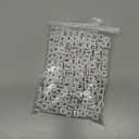 300Pcs White Large Square Letter Beads Acrylic 10x10mm A-Z Big Cube Alphabet Beads for Jewelry Making Friendship Bracelets
