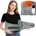 HomeBeyond Large Electric Heating Pad for Back & Period Pain Relief, 9 Heat Settings, 4 Timers, Auto-Off, Neck, Shoulders, Lower Back Wrap, Heating Therapy for Muscle Relief and Comfort