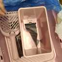 Stainless Steel Litter Box | Enclosed Cat Litter Box with Lid for Big Cats