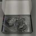 3" Caster Wheels,Heavy Dudy Swivel Casters Set of 4 (2 with Matel Brake,2 No Brake) 3/8"-16x1"Threaded Stem Casters,No Noise Rubber Wheel Industrial Castor Replacement for Furniture,Cart