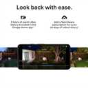 Google Nest Cam with Floodlight - Outdoor Camera - Floodlight Security Camera, White, 1 Count (Pack of 1)