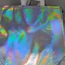 METAPRINT Large Reusable Gift Bags with Handles, 15 PCS Iridescent Party Favor Bags, 13x5x11 Inch Holographic Gift Bag Bulk for Birthday, Wedding, Goodie (Silver)