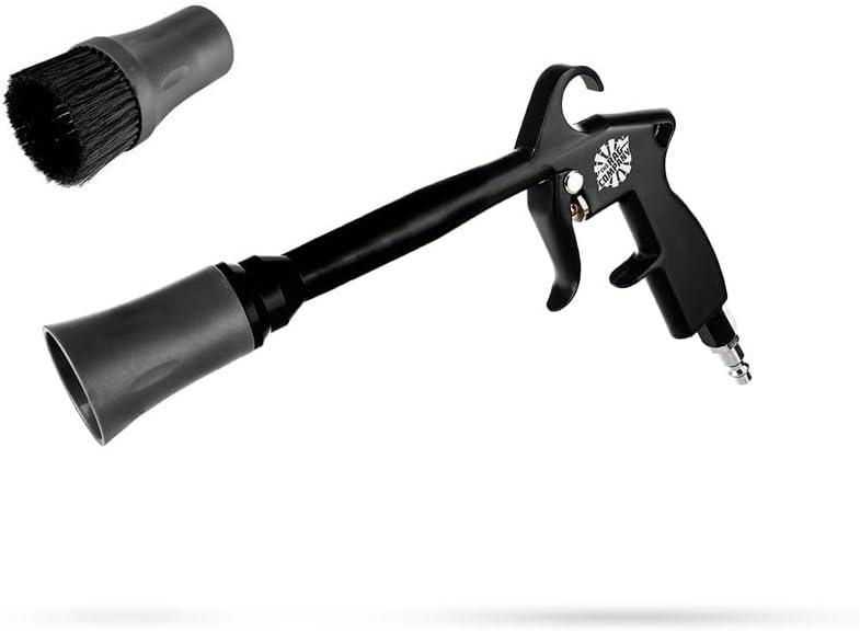 The Rag Company - The Ultra Air Blaster (Version 2)  Lift and Blast Dirt and Debris Away for Interior Detailing; Durable and Ergonomic Metal Design; Trigger Operated