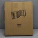 Dog Gate Wooden Freestanding Pet Gate3 Panel 23.6" Height White Indoor Dog Fences,House Gate for Doorways & Stairs