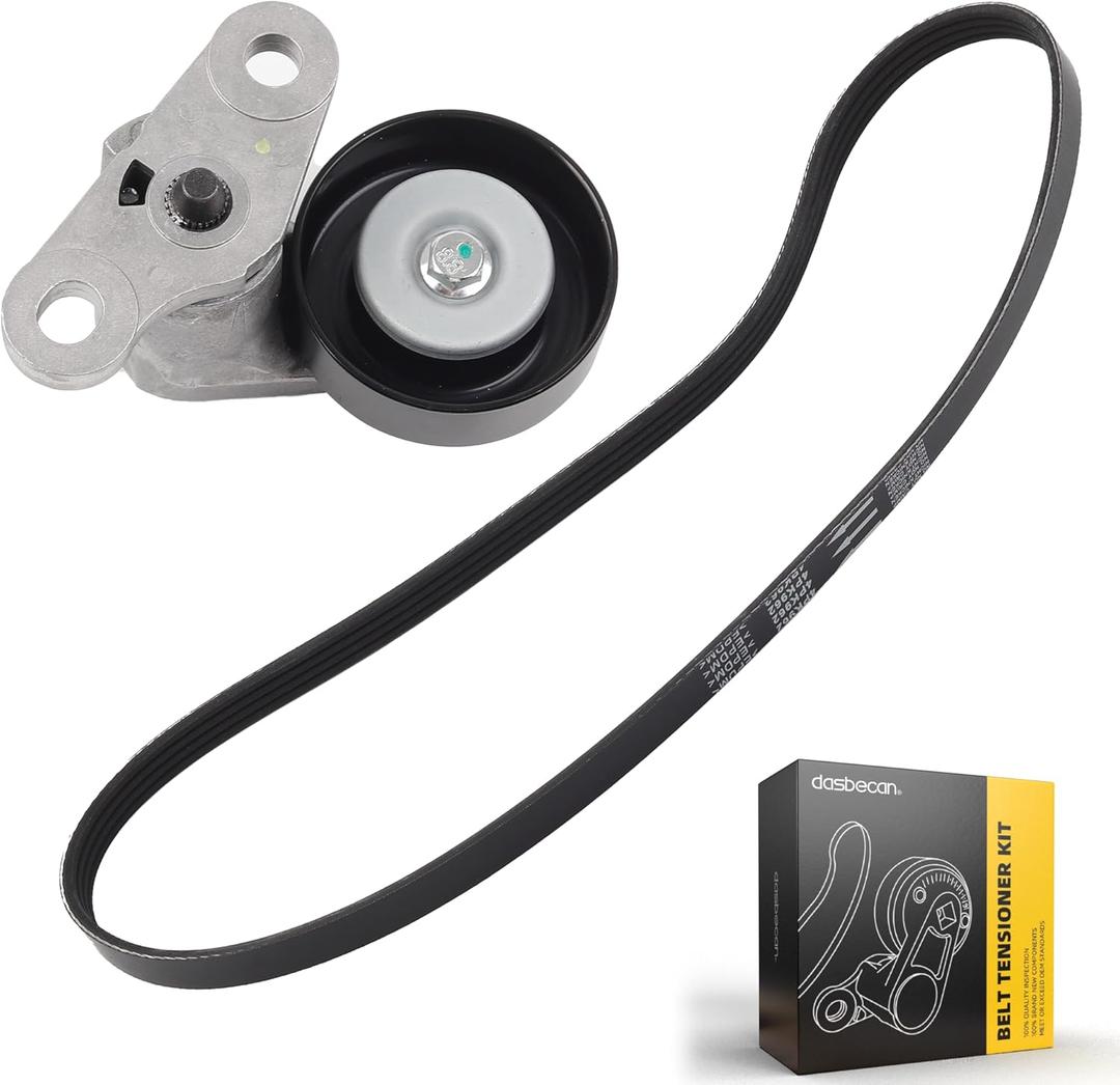 Dasbecan 90K-38159 A/C Belt Tensioner Kit Compatible with Chevy Tahoe 2000-2008, Gmc Yukon 2000-2008, Cadillac Escalade 2002-2008, Chevy Avalanche 2002-2008 Replaces# 38159 ACK040378HD