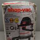 Shop-Vac 5989305 Wet/Dry Vacuum, 5 Gallon, 4.5 Peak HP Stainless Steel Vacuum, 1.25 Inch Diameter x 7 Foot Hose, 6 Ft Cord Length, Ideal for Jobsite, Garage, Car & Workshop
