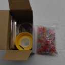 Syhood Kraft Baby Shower Games Guess How Many Pacifiers Rustic Game Sign 50 Small Guessing Games 20 HB Pencils 750 ml Milk Bottle 400 Acrylic Pacifiers Decorations Guests Gender Reveal Party Favors