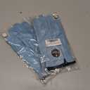 2 x Ever-Bright Men's Golf Gloves OptiColor Premium Leather Golf Glove . (Blue, M)