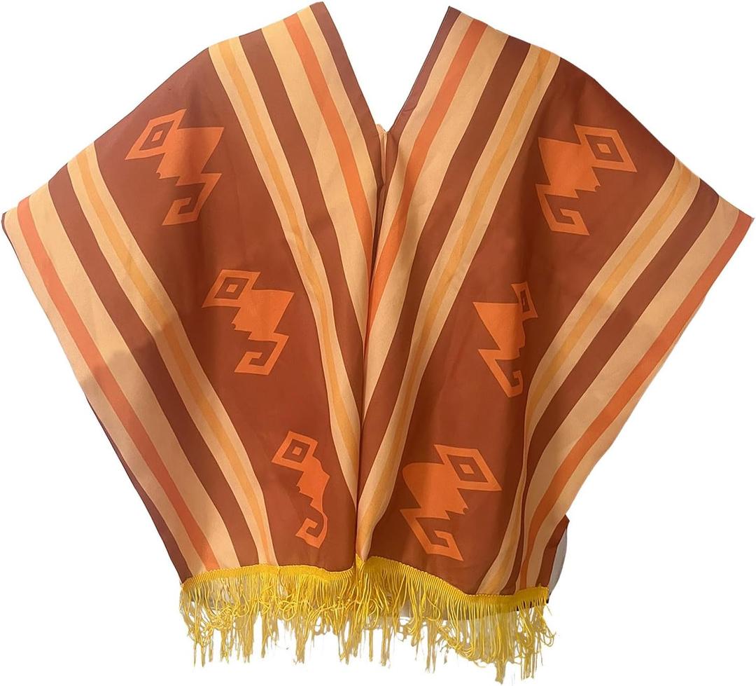 Kids Cosplay Costume Halloween Dress Up Uniform Cape Cloak Outfit for Boys Girls (110, Yellow)