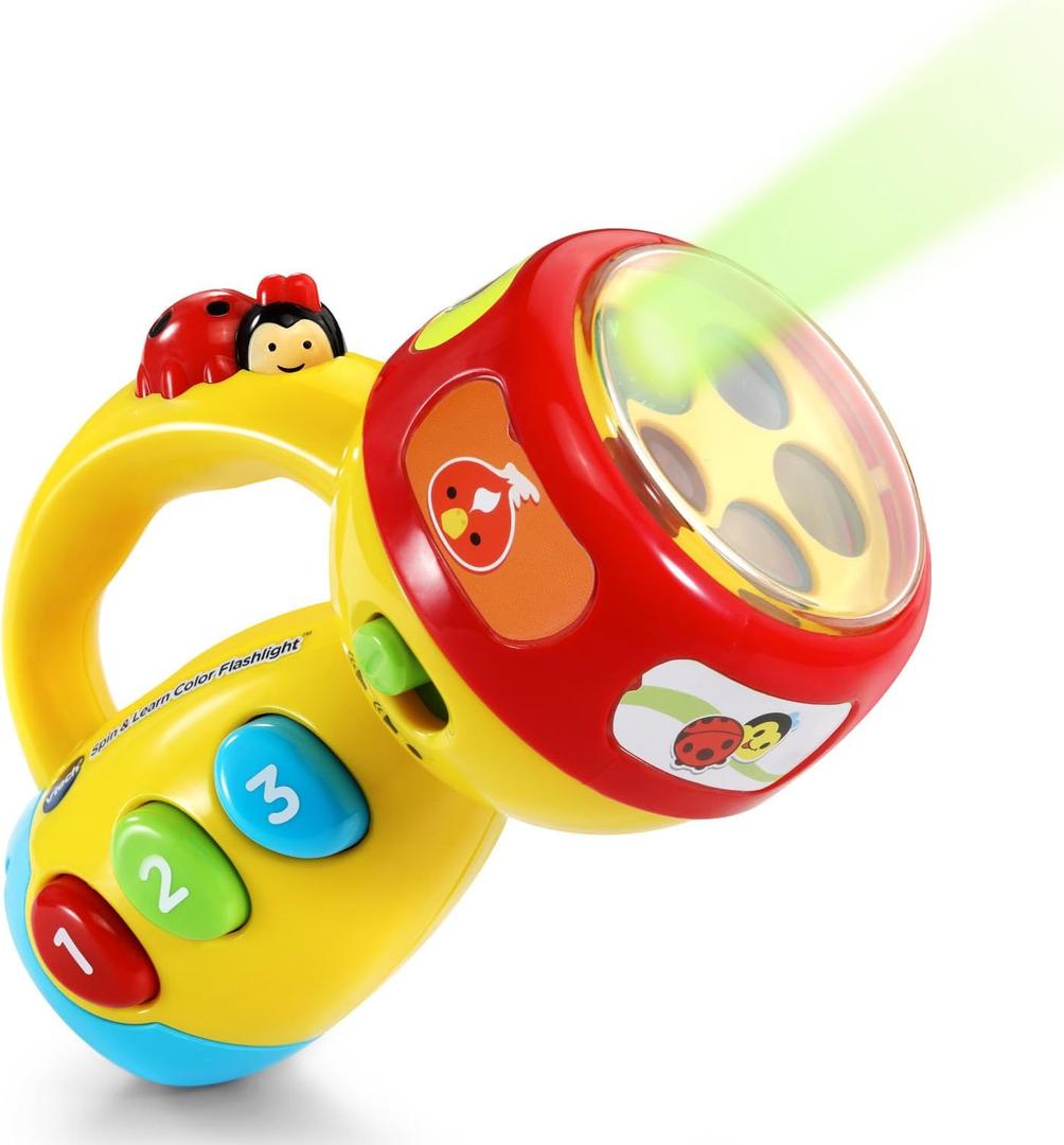 VTech Spin and Learn Color Flashlight, Yellow 