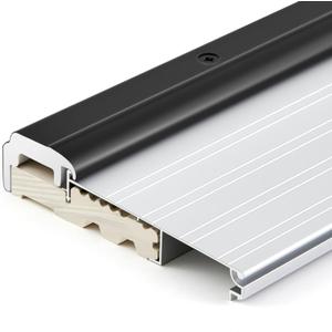 Blulu 36" Aluminum Exterior Door Threshold 5 5/8" Swing Threshold Silver Heavy Duty Aluminum Door Sill Pan for Weatherproof & Easy Install for Residential/Commercial Use (1 Pcs), 5 5/8" Wide x 36"